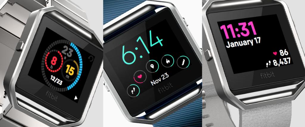 лінійка   Blaze   від   Fitbit   скоріше являє собою фітнес-трекери з функціями смарт-годин, ніж навпаки